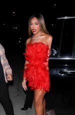 JORDYN WOODS Arrives at GQ Men of the Year Party at Bar Marmont in Los Angeles 11/16/2023