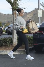JORDYN WOODS Shopping at Erewhon Market in Calabasas 11/27/2023