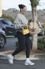 JORDYN WOODS Shopping at Erewhon Market in Calabasas 11/27/2023