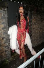JOURDAN DUNN Arrives at Maya Jama