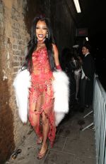 JOURDAN DUNN Arrives at Maya Jama