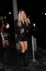 JOY CORRIGAN Arrives at Fleur Room Lounge in West Hollywood 11/18/2023
