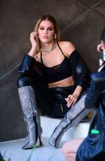 JOY CORRIGAN Arrives to a Film a Podcast in Los Angeles 11/08/2023