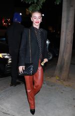JULIANNE HOUGH Out for Dinner at Craig