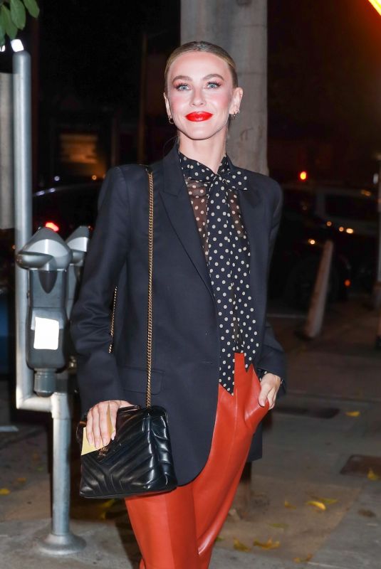 JULIANNE HOUGH Out for Dinner at Craig