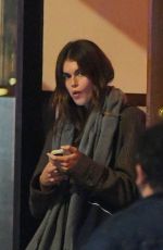 KAIA GERBER and Austin Butler Out for Dinner at I Sodi in New York 11/17/2023