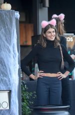 KAIA GERBER and CINDY CRAWFORD for a Halloween Party 10/31/2023