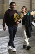 KALEY CUOCO and Tom Pelphre Shopping at Gelson