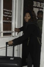 KAREN HAUER Arrives at Blackpool Tower 11/18/2023