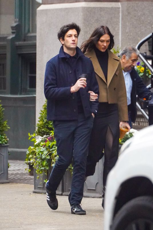 KARLIE KLOSS and Joshua Kushner Out in New York 10/31/2023