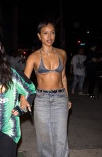 KARRUECHE TRAN Arrives at Travis Scott