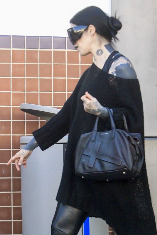 KAT VON D Out Shopping at Erewhon Market in Beverly Hills 11/25/2023