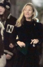 KATE and LILA GRACE MOSS amd JULIETTE LARTHE Out for Dinner with Friends in London 11/22/2023