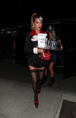 KATE BECKINSALE Arrives at a Halloween Party at Delilah in West Hollywood 10/31/2023