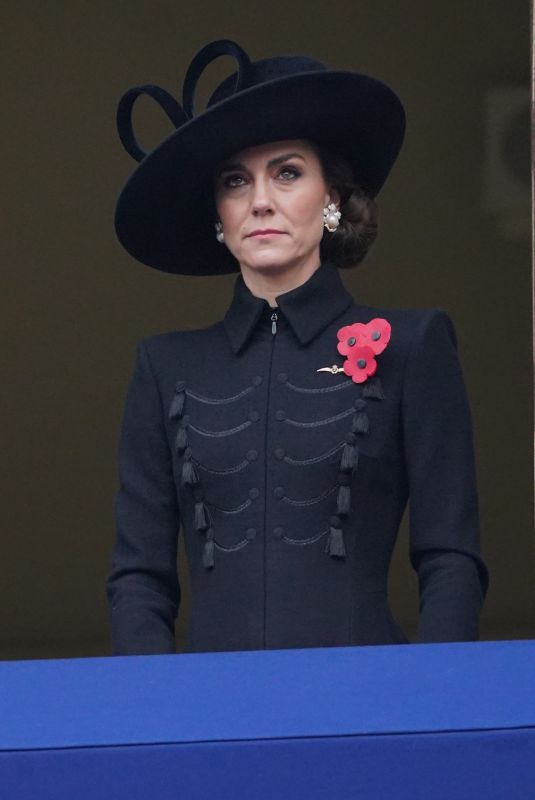 KATE MIDDLETON at National Service of Remembrance at Cenotaph in London 11/12/2023