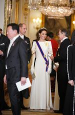 KATE MIDDLETON at State Banquet at Buckingham Palace in London 11/21/2023