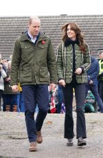 KATE MIDDLETON Visits Day1 & Outfit Moray in Moray 11/02/2023