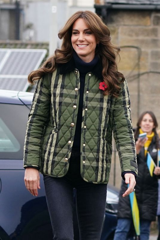 KATE MIDDLETON Visits Day1 & Outfit Moray in Moray 11/02/2023