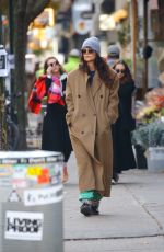 KATIE HOLMES Out and About in New York 11/15/2023