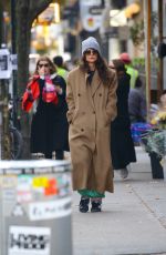 KATIE HOLMES Out and About in New York 11/15/2023