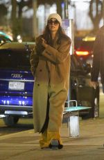 KATIE HOLMES Out for Dinner with a Friend in New York 11/20/2023
