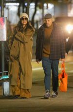 KATIE HOLMES Out for Dinner with a Friend in New York 11/20/2023