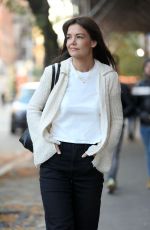 KATIE HOLMES Out in New York 11/01/2023