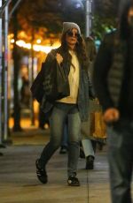 KATIE HOLMES Out Shopping in New York 11/14/2023