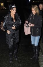 KATIE PRICE and Her Sister Sophie Leaves The Katie Price Show at The Lowry Theatre in Manchester 11/07/2023