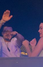 KATY PERRY and Orlando Bloom at The Chainsmokers Concert in Las Vegas 11/06/2023