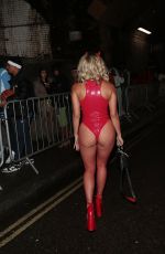 KAZ CROSSLEY Arrives at 22 Mayfair Halloween Party 10/31/2023