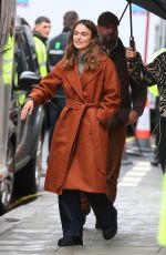 KEIRA KNIGHTLEY Filmed Scenes for a Series in London 11/02/2023