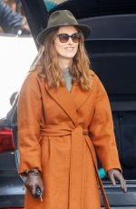 KEIRA KNIGHTLEY Filmed Scenes for a Series in London 11/02/2023