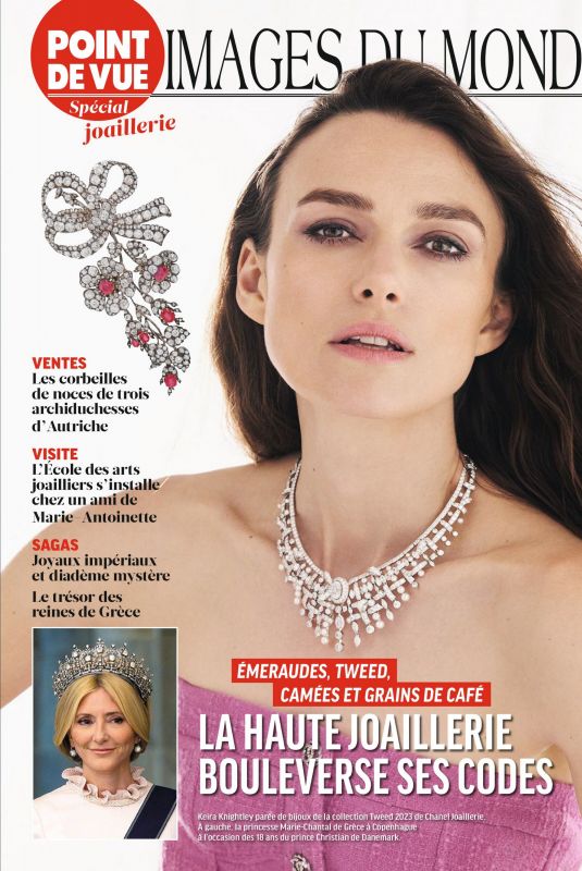 KEIRA KNIGHTLEY in Point de Vue Images du Monde France, Dcember 2023/january2024 