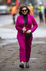 KELLY BROOK Filming a SlimFast Advert in London 11/24/2023