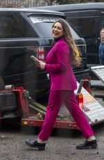 KELLY BROOK Filming a SlimFast Advert in London 11/24/2023