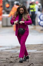 KELLY BROOK Filming a SlimFast Advert in London 11/24/2023