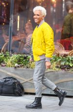 KELLY HOLMES Arrives at Global Studios in London 11/20/2023