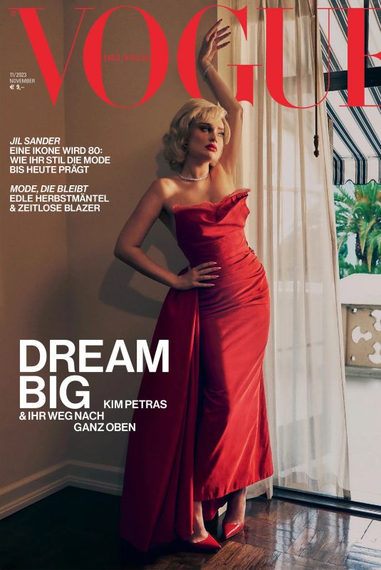 KIM PETRAS for Vogue Germany, November 2023