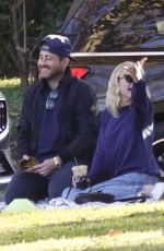 KIRSTEN DUNST Out at a Park with Friends in Studio City 11/14/2023