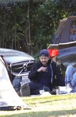 KIRSTEN DUNST Out at a Park with Friends in Studio City 11/14/2023