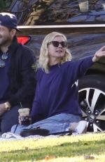 KIRSTEN DUNST Out at a Park with Friends in Studio City 11/14/2023