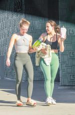 KRISTEN BELL Leaves a Gym with a Friend in Los Angeles 11/17/2023