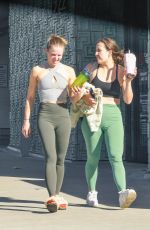 KRISTEN BELL Leaves a Gym with a Friend in Los Angeles 11/17/2023