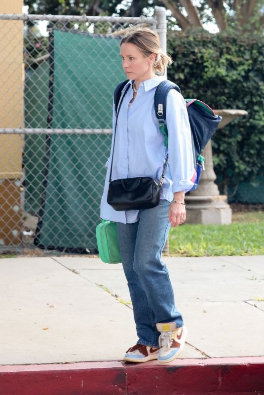 KRISTEN BELL Out and About in Los Angeles 11/07/2023