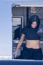 KYLIE and KENDALL JENNER on a Pprivate Flight in Palm Springs 11/24/2023