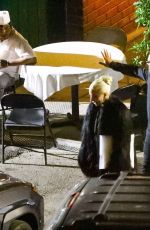 LADY GAGA and Michael Polansky Leaves Mr Chow in Beverly Hills 11/23/2023