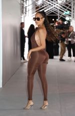 LALA ANTHONY Arrives at Swarovski x SKIMS Event in New York 11/07/2023