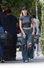 LALA KENT on the Set of Vanderpump Rules at Madre in Los Angeles 11/16/2023