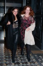 LANA PARRILLA and REBECCA MADER Leaves Costes Hotel in Paris 11/13/2023